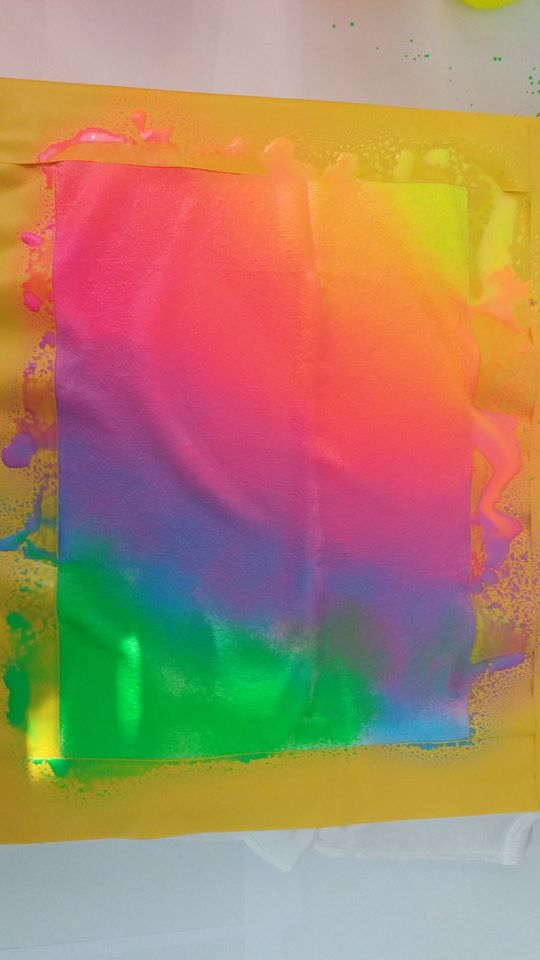 Neon barva na textil  ARTEMISS